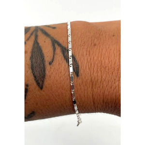 8" MWS Mark Wasserman Samara Italy 925 Silver Bracelet